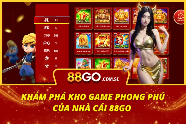 Siêu phẩm cá cược đa dạng tại 88GO